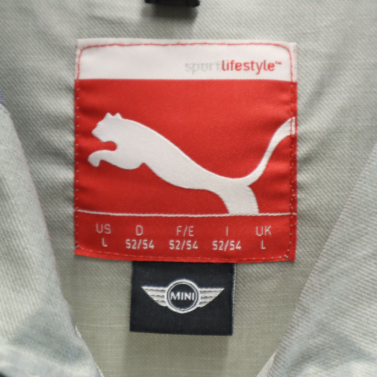 PUMA プーマ ハーフジップ アノラックパーカー L グレー メンズ