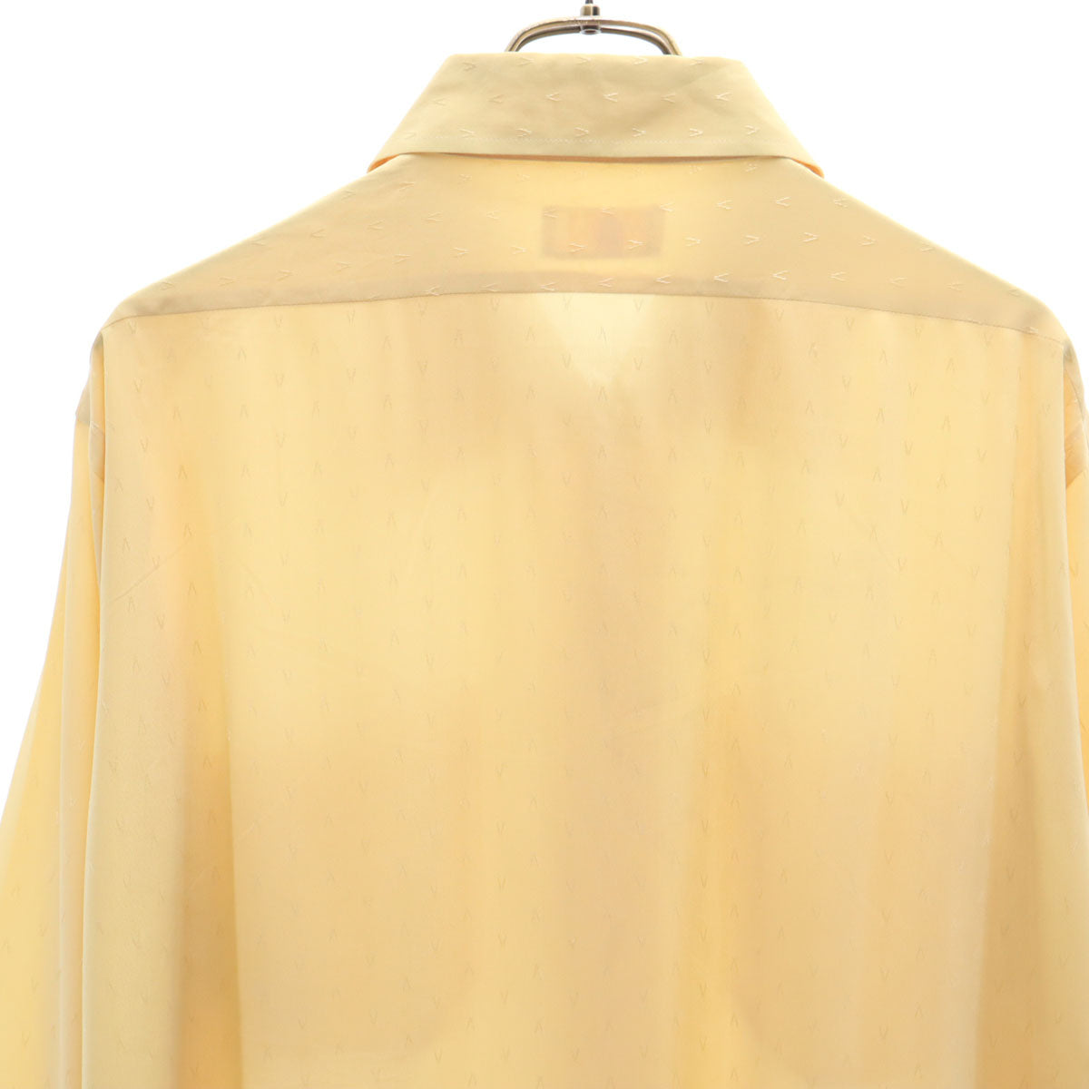 70s ヴィンテージ 長袖 シャツ イエロー メンズ