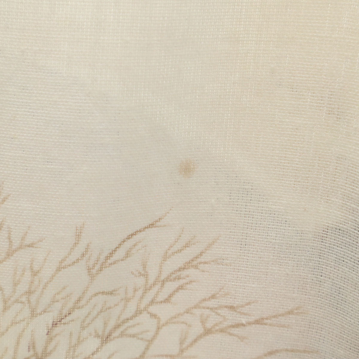 70s ヴィンテージ 総柄 長袖 シャツ L ベージュ メンズ