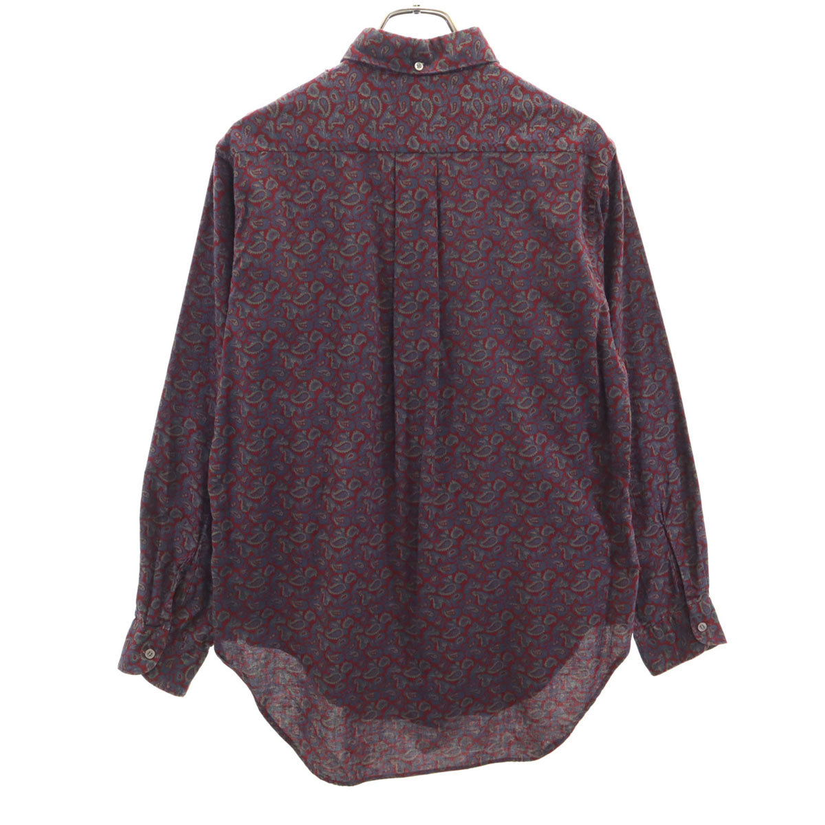 McGregor マクレガー 60s ヴィンテージ USA製 ペイズリー柄 長袖 ボタンダウンシャツ M バーガンディ メンズ