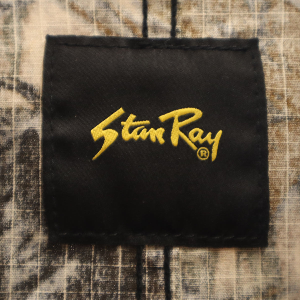 STAN RAY スタンレイ リアルツリー柄 長袖 ワークシャツ F ブラウン メンズ