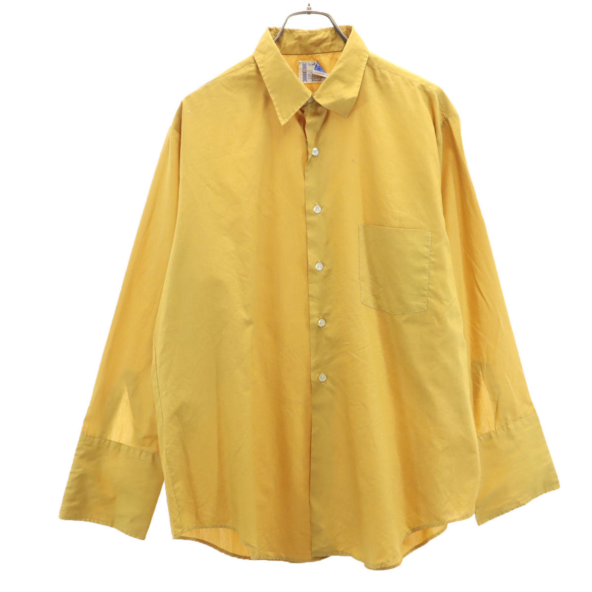 TOWNCRAFT タウンクラフト 60s 70s ヴィンテージ PENN PREST 長袖 シャツ イエロー Penneys メンズ