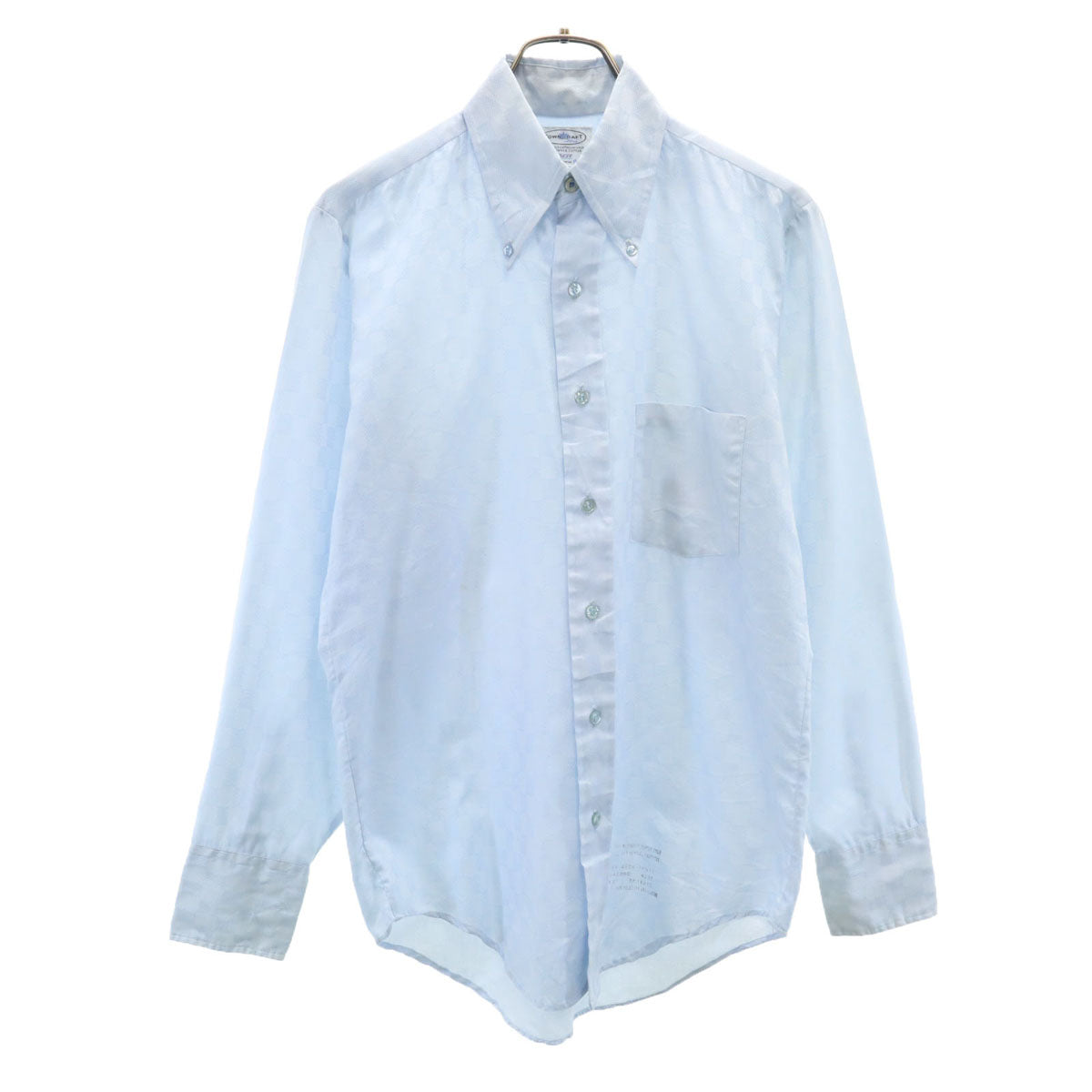 TOWNCRAFT タウンクラフト 70s ヴィンテージ PENN PREST 長袖 ボタンダウンシャツ 14 1/2 33 ライトブルー Penneys メンズ