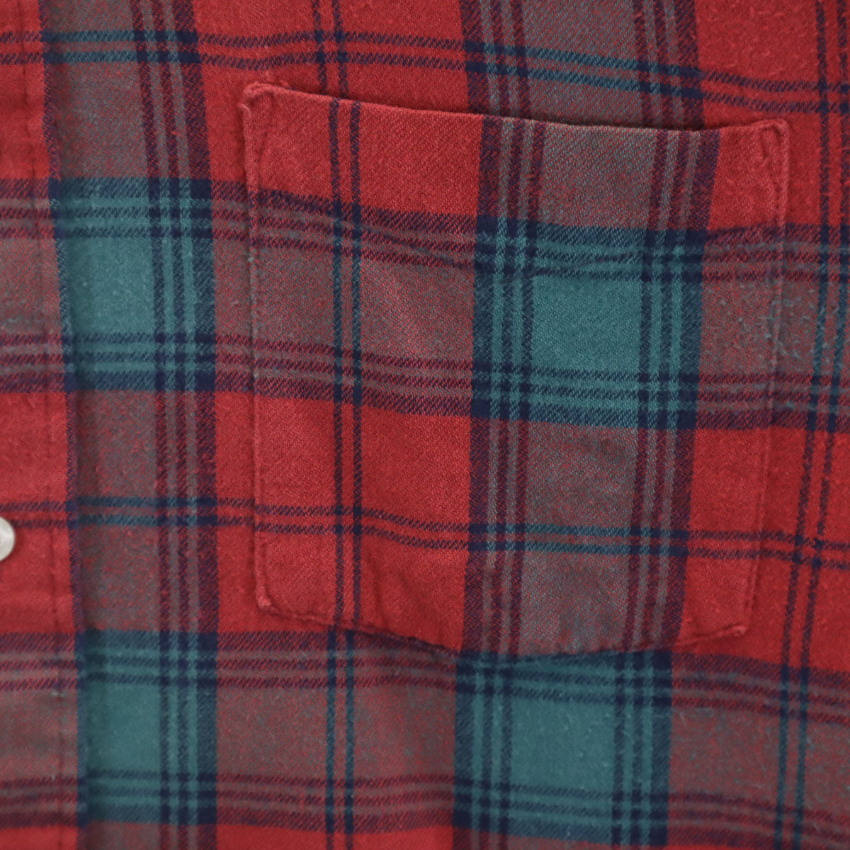 L.L.Bean エルエルビーン 80s ヴィンテージ USA製 チェック柄 長袖 コットンシャツ XL レッド メンズ