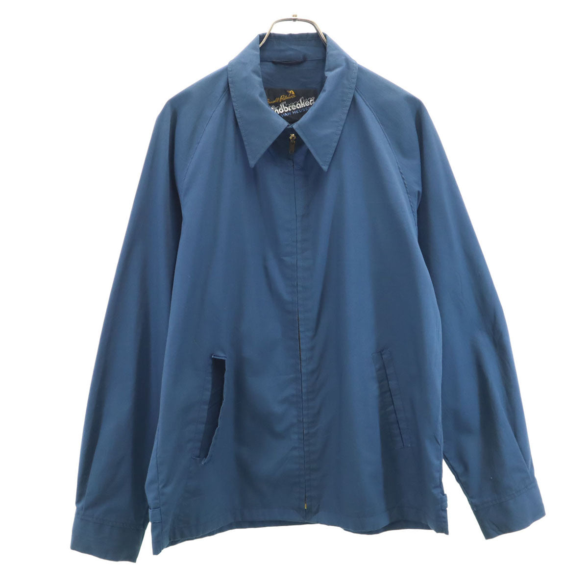 VAN HEUSEN ヴァンヒューゼン 60s 70s ヴィンテージ タロンジップ ユニオンチケット アーノルドパーマー 長袖 ドリズラー ジャケット 42LL ブルー スイングトップ メンズ
