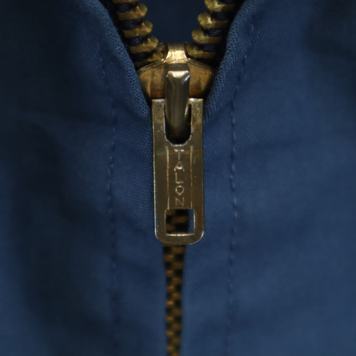 VAN HEUSEN ヴァンヒューゼン 60s 70s ヴィンテージ タロンジップ ユニオンチケット アーノルドパーマー 長袖 ドリズラー ジャケット 42LL ブルー スイングトップ メンズ