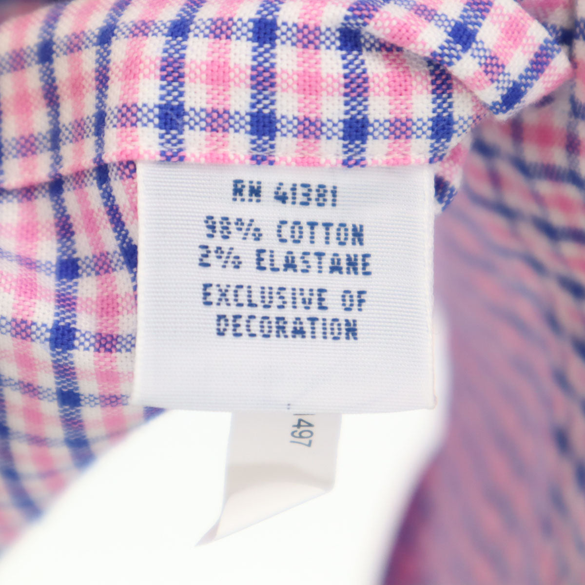 RALPH LAUREN ラルフローレン チェック柄 長袖 オックスフォード ボタンダウンシャツ M ピンク メンズ