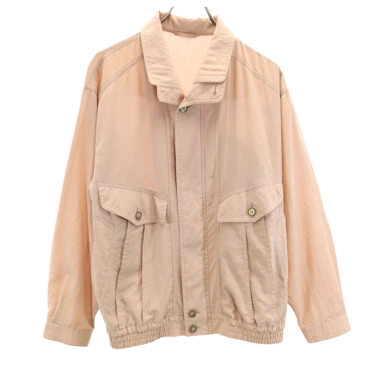 courreges クレージュ リネンブレンド 日本製 ジャケット L オレンジ系 homme メンズ