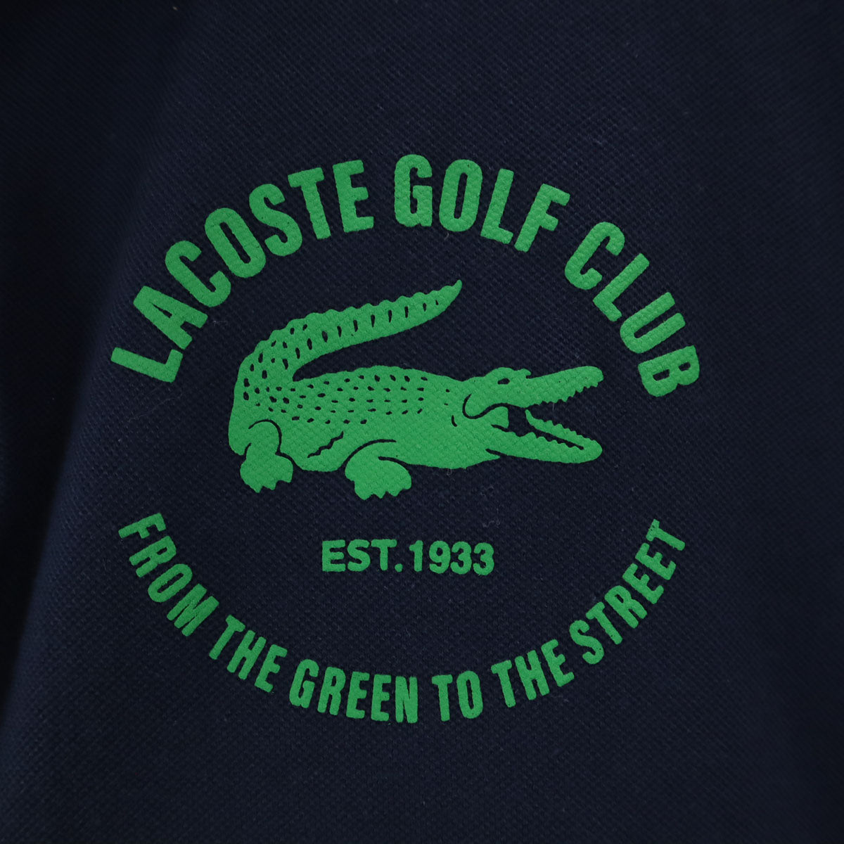 未使用 LACOSTE SPORT ラコステスポーツ バックロゴ 長袖 ポロシャツ XXL ネイビー メンズ