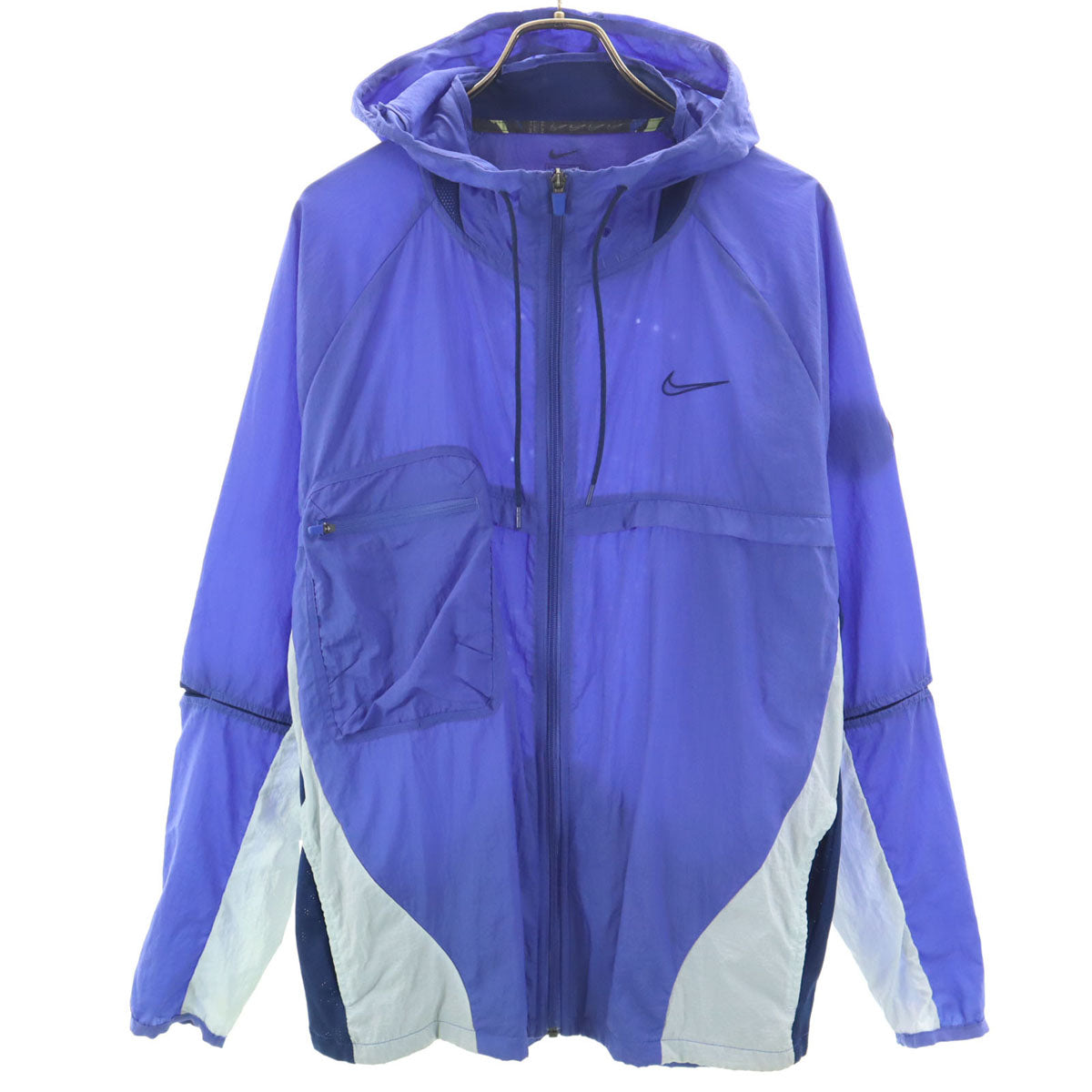 NIKE ナイキ ナイロンジャケット XL 青紫 メンズ