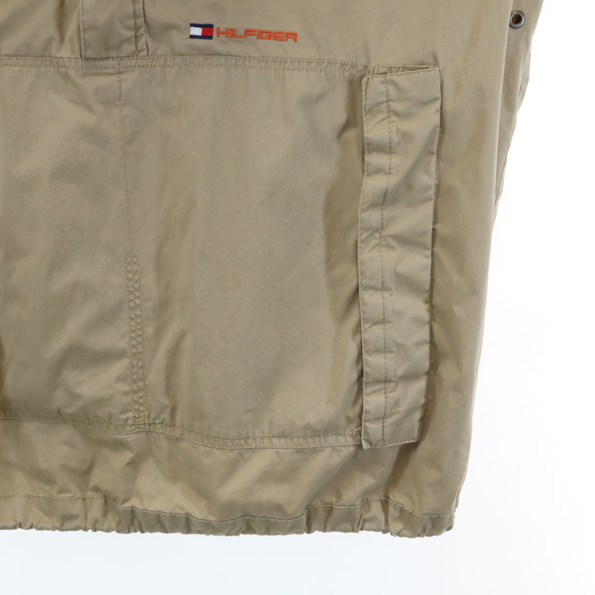 TOMMY HILFIGER トミーヒルフィガー ハーフジップ ジャケット S ベージュ プルオーバー メンズ