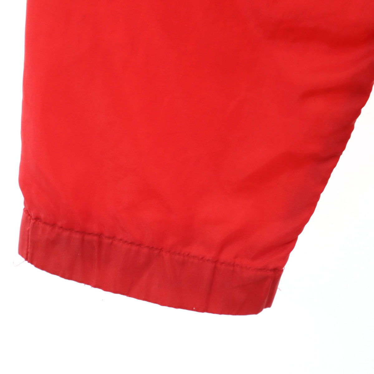 adidas アディダス 70s ヴィンテージ デサント製 トレフォイルロゴ刺繍 ナイロンジャケット M 赤 メンズ