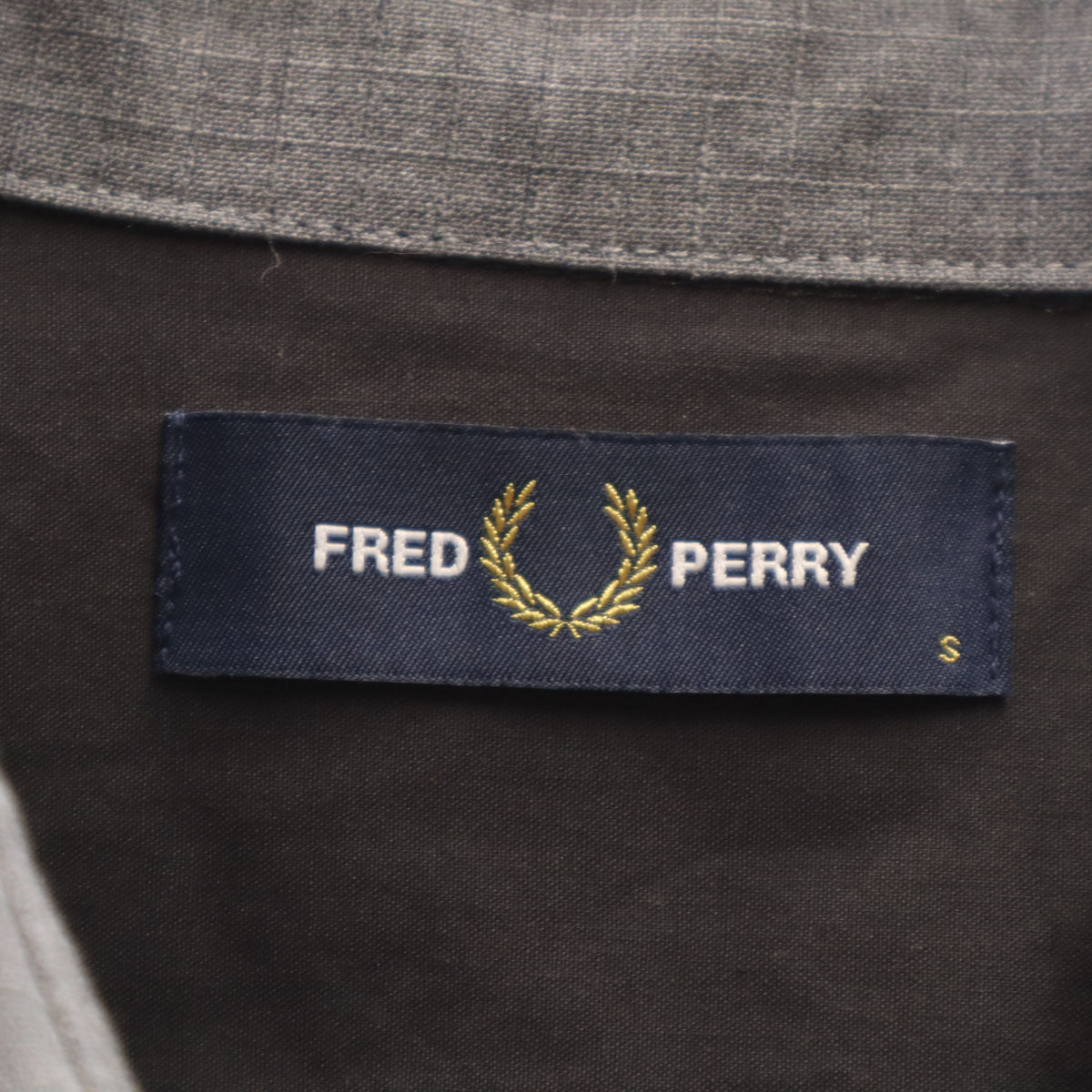 FRED PERRY フレッドペリー バイカラー 長袖 シャツ S ブラック メンズ