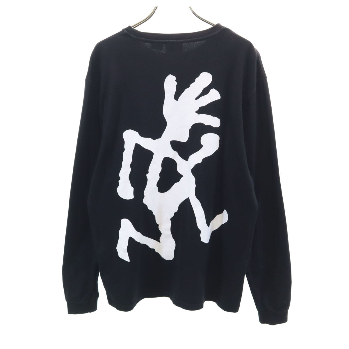 Gramicci グラミチ バックロゴ 長袖 Tシャツ M ブラック ロンT アウトドア メンズ