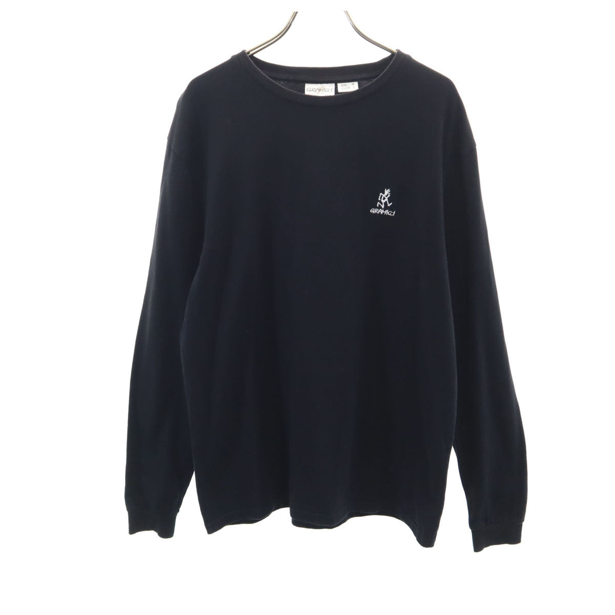 Gramicci グラミチ バックロゴ 長袖 Tシャツ M ブラック ロンT アウトドア メンズ