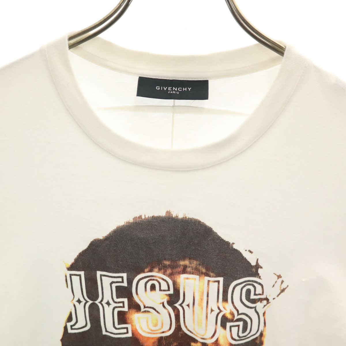 GIVENCHY ジバンシィ イタリア製 JESUS IS LORD 長袖 Tシャツ XS ホワイト ロンT メンズ