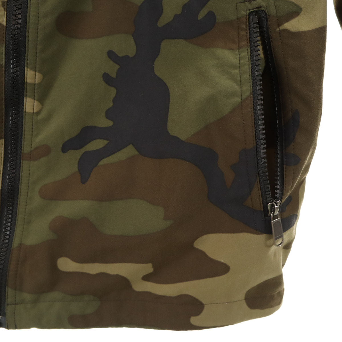 THE NORTH FACE ノースフェイス カモフラ柄 ノベルティ コンパクト ジャケット S カーキ NP71535 アウトドア 迷彩 メンズ