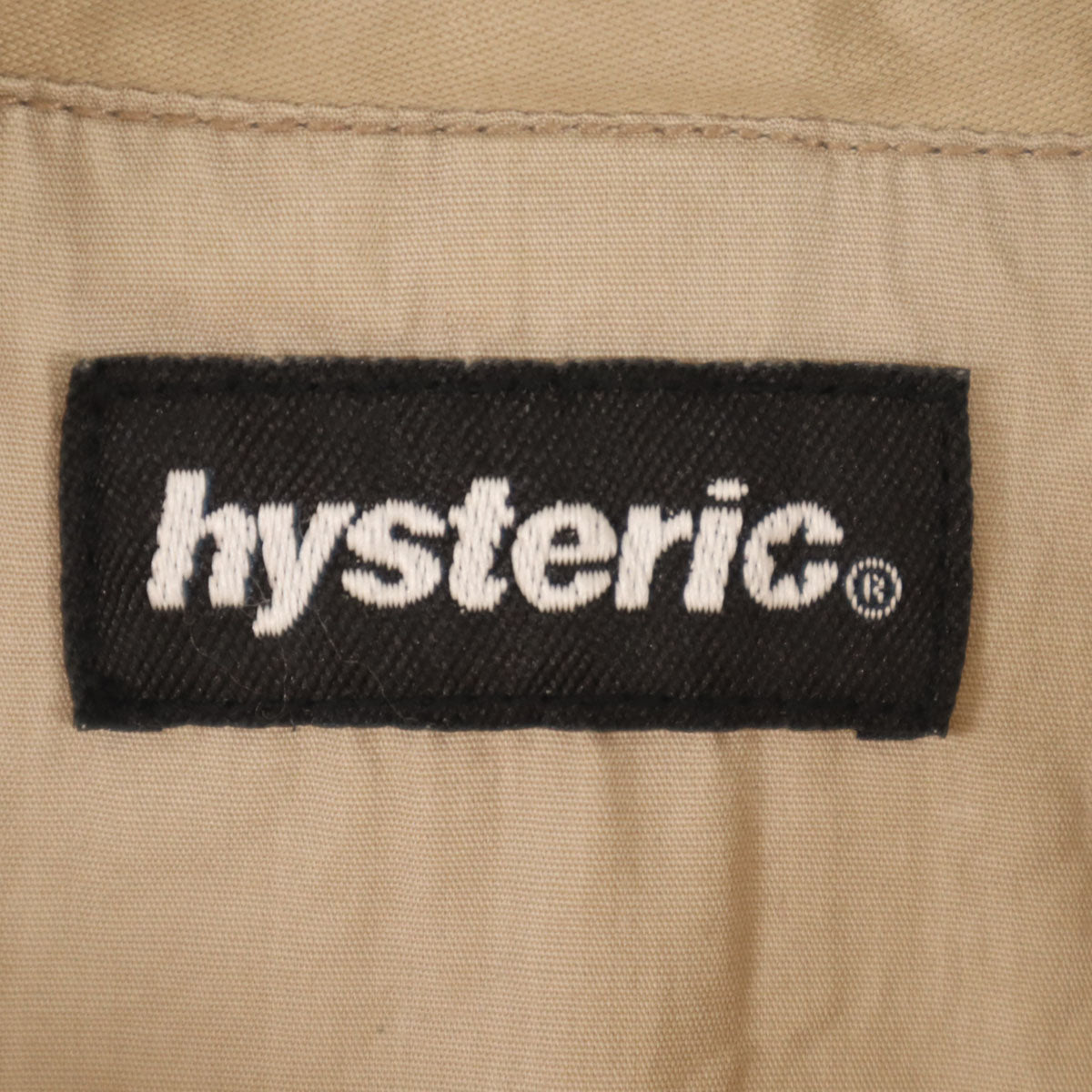 HYSTERIC ヒステリック 00s 日本製 y2k ベスト FREE ベージュ ヒステリックグラマー レディース