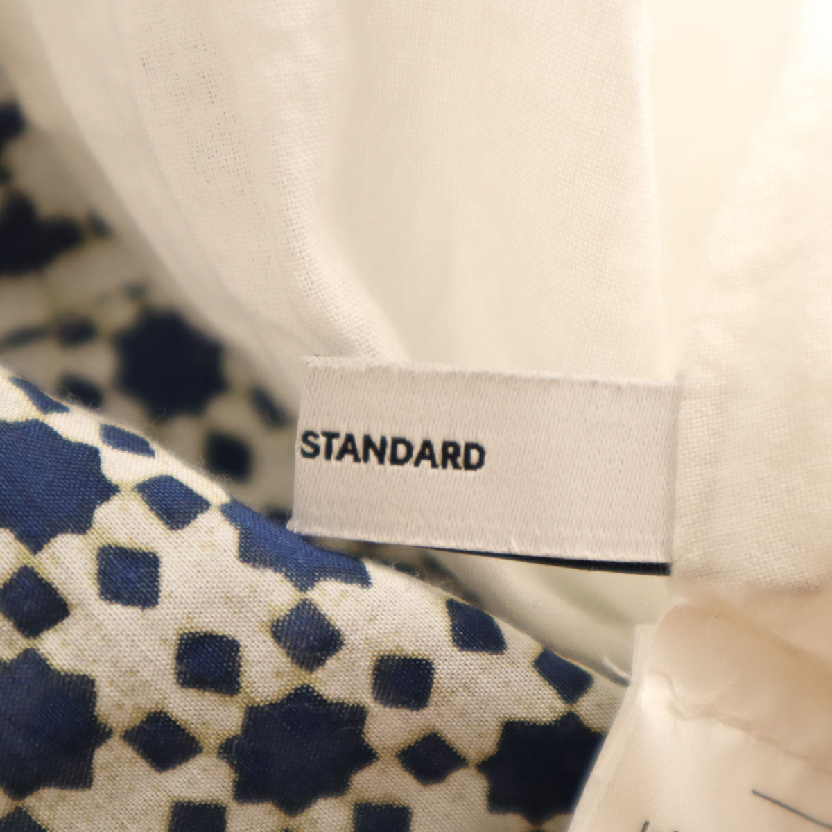 JOURNAL STANDARD ジャーナルスタンダード モロッカン柄 7分袖 ロングワンピース ネイビー系 レディース