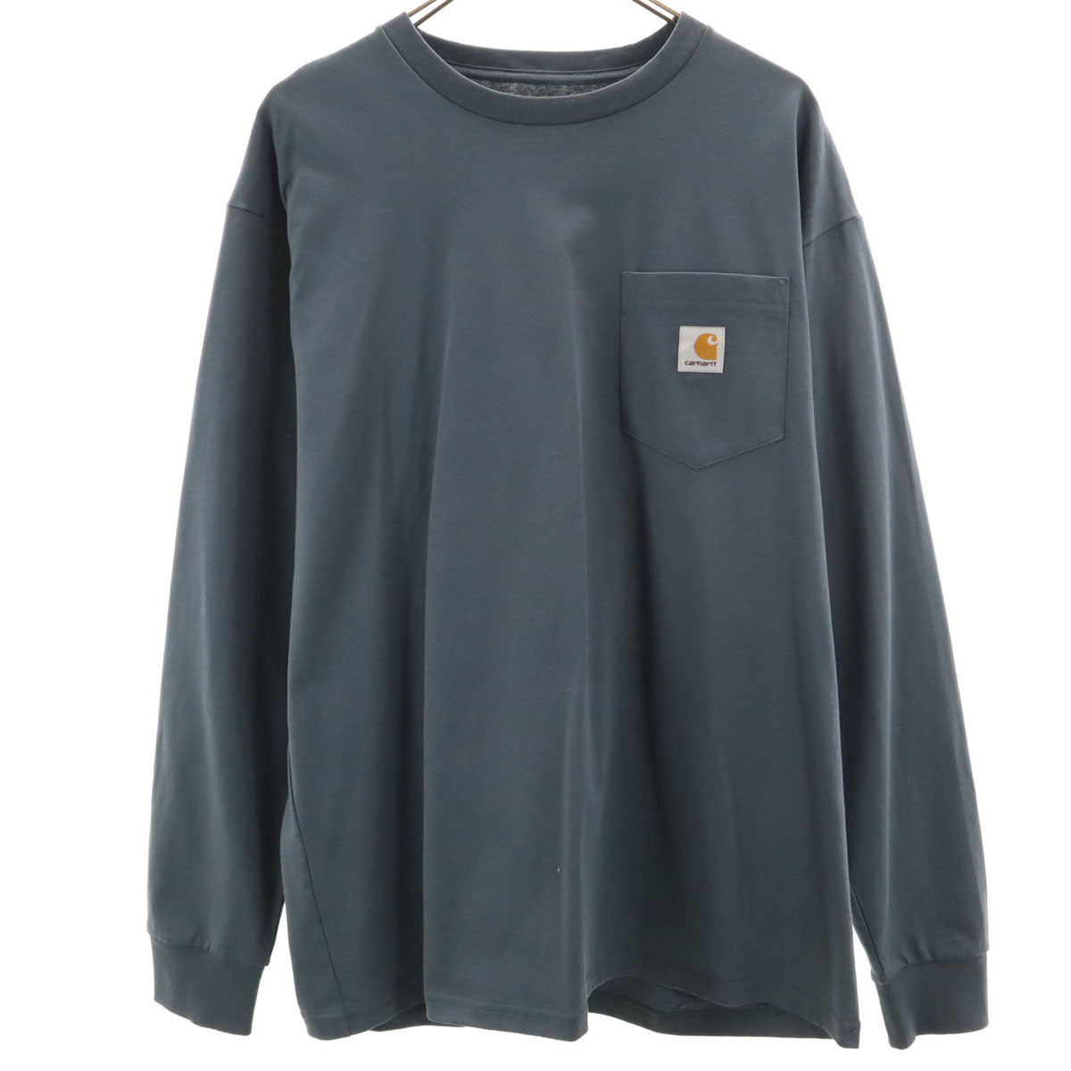 Carhartt カーハート 長袖 Tシャツ M ネイビー系 ロンT ポケT メンズ