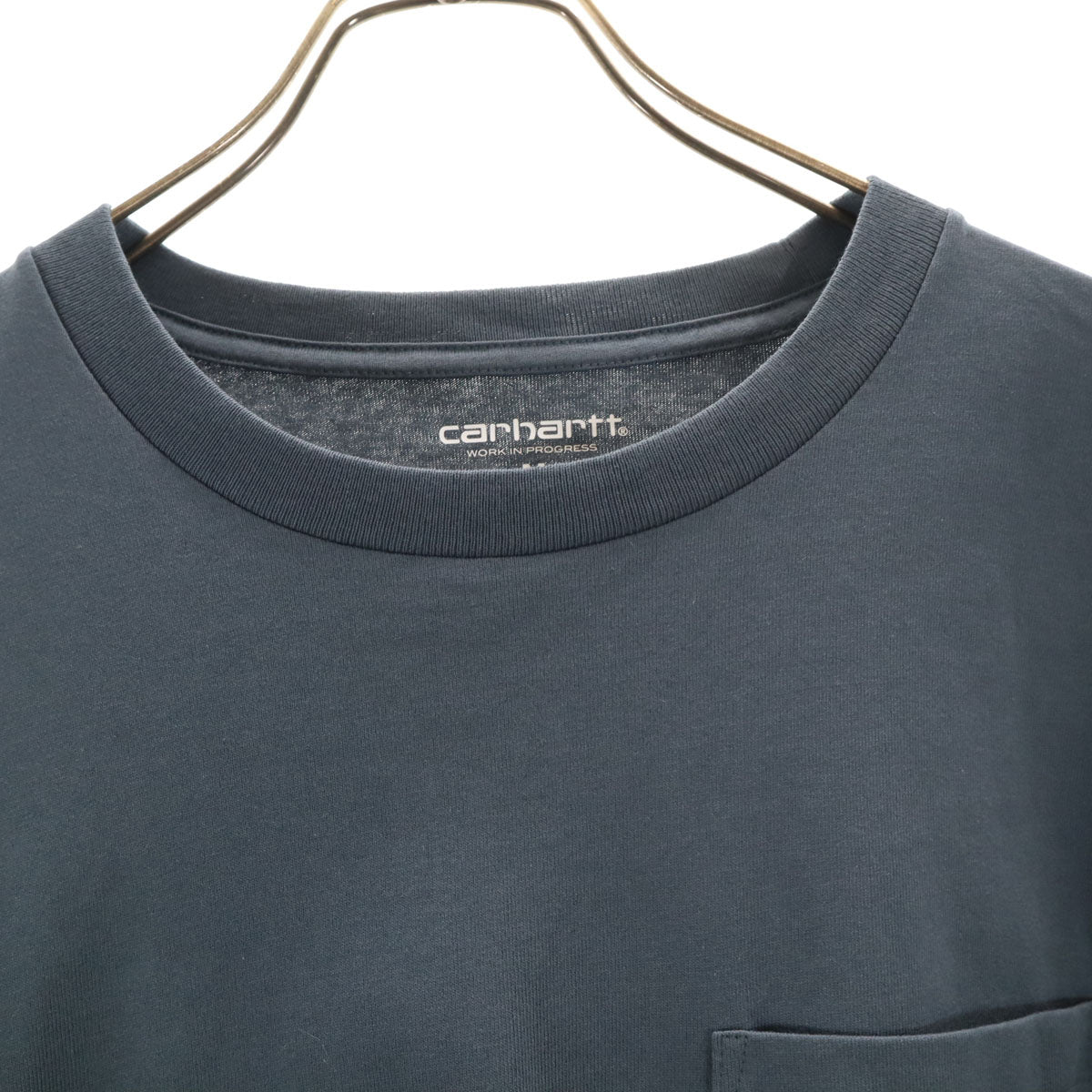 Carhartt カーハート 長袖 Tシャツ M ネイビー系 ロンT ポケT メンズ