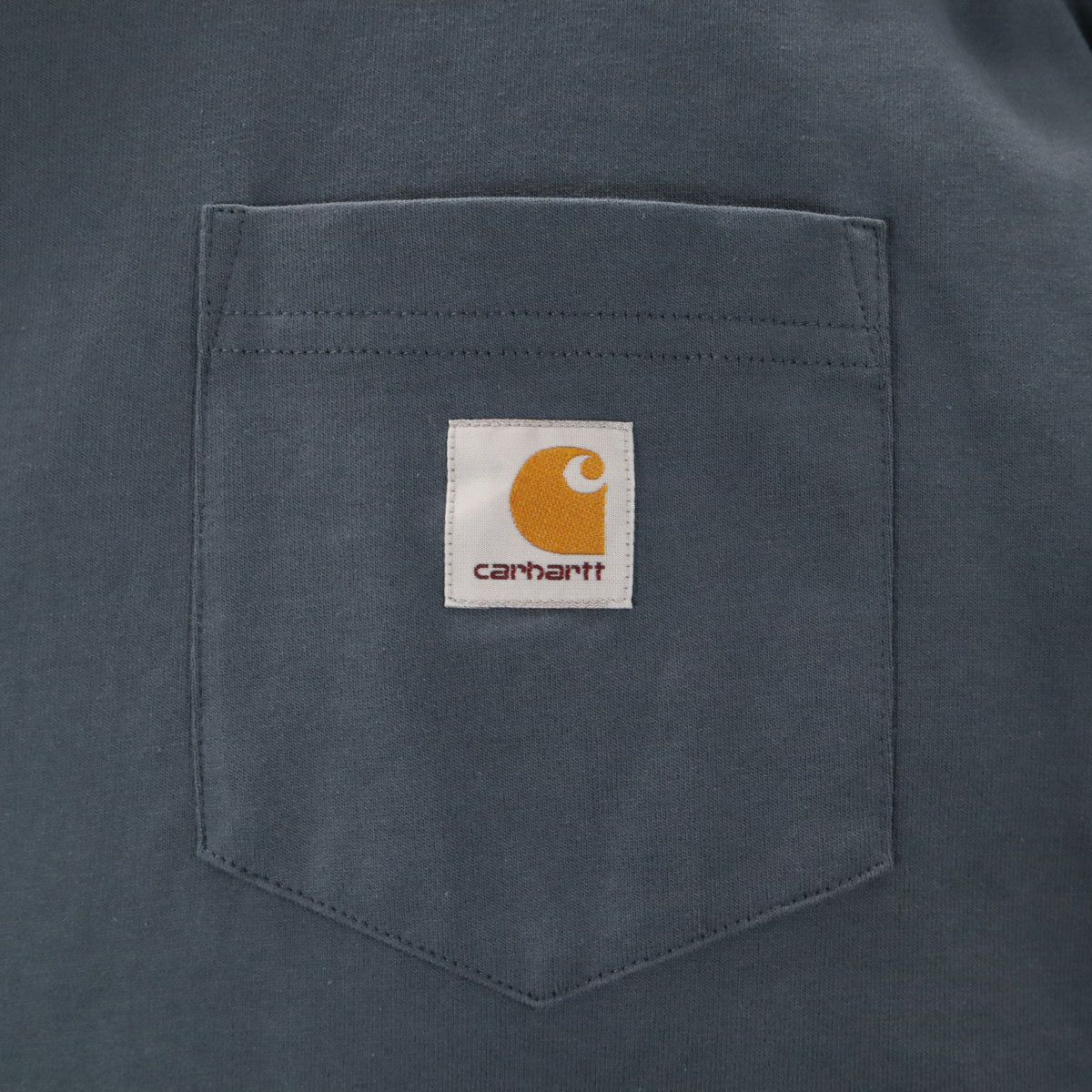 Carhartt カーハート 長袖 Tシャツ M ネイビー系 ロンT ポケT メンズ