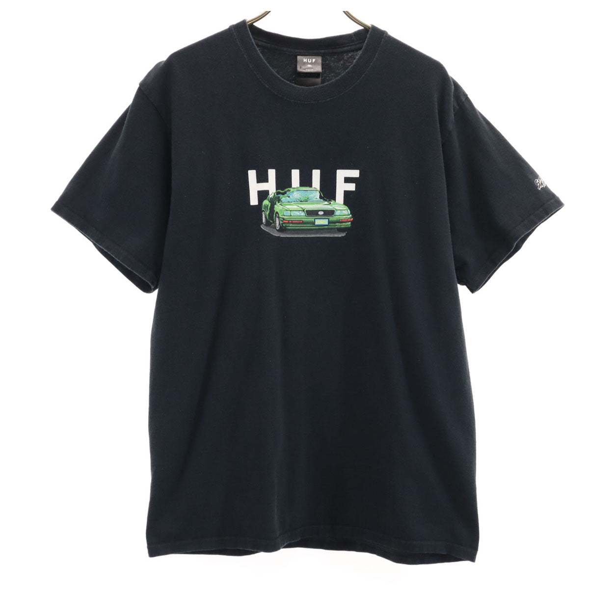 HUF ハフ CAPCOM カプコン コラボ ストリートファイター2 BONUS STAGE 半袖 Tシャツ M ブラック メンズ