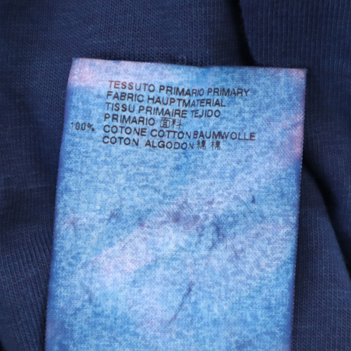 DSQUARED2 ディースクエアード イタリア製 バックプリント 半袖 Vネック Tシャツ M ネイビー メンズ