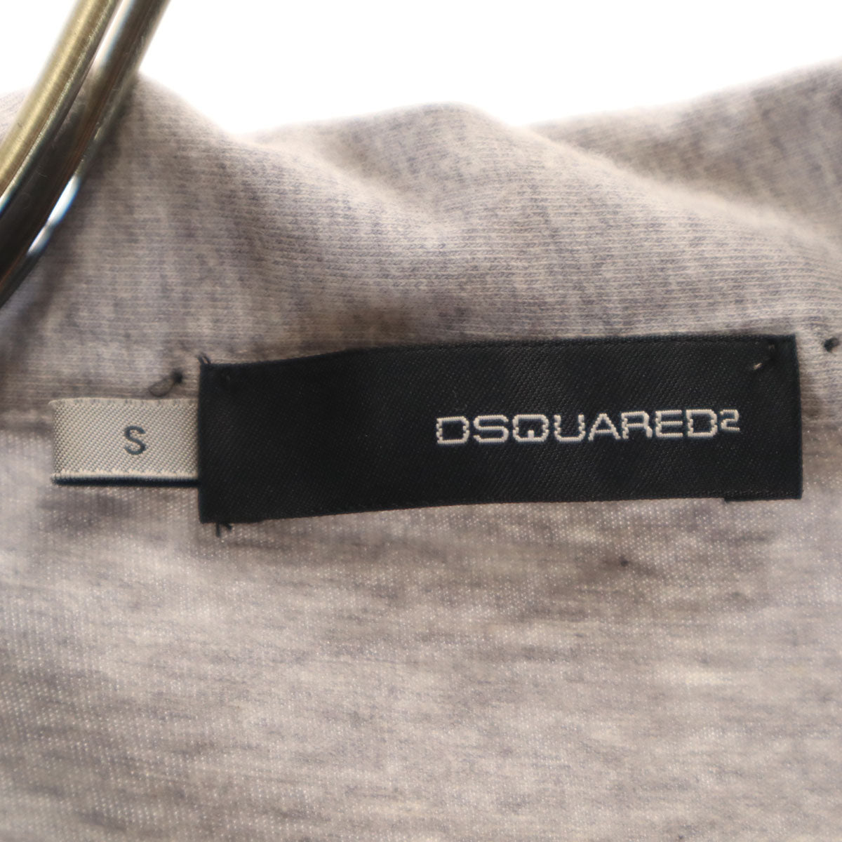 DSQUARED2 ディースクエアード イタリア製 半袖 ポロシャツ S グレー メンズ