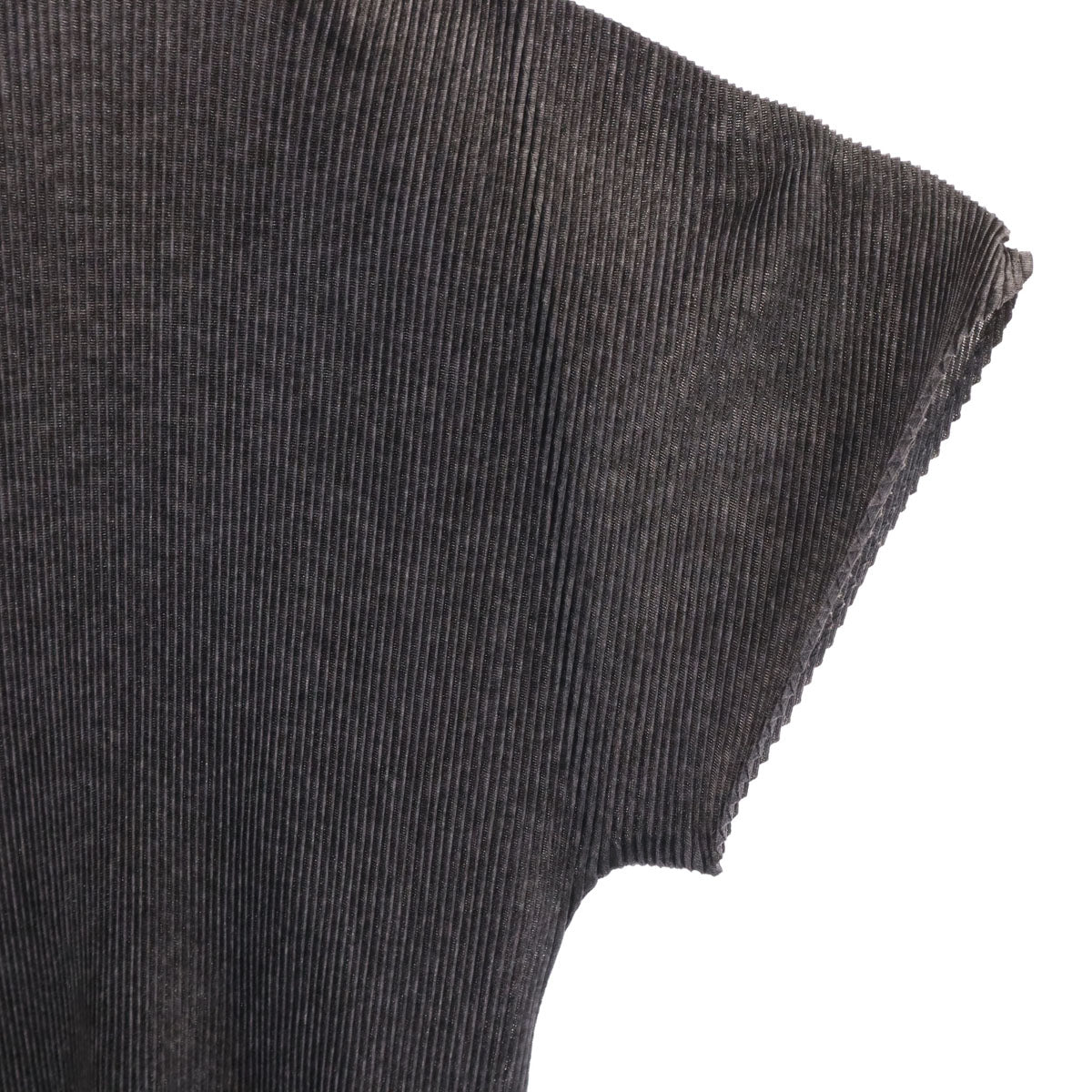 美品 PLEATS PLEASE プリーツプリーズ 日本製 半袖 プリーツ カットソー 3 ブラック イッセイミヤケ レディース