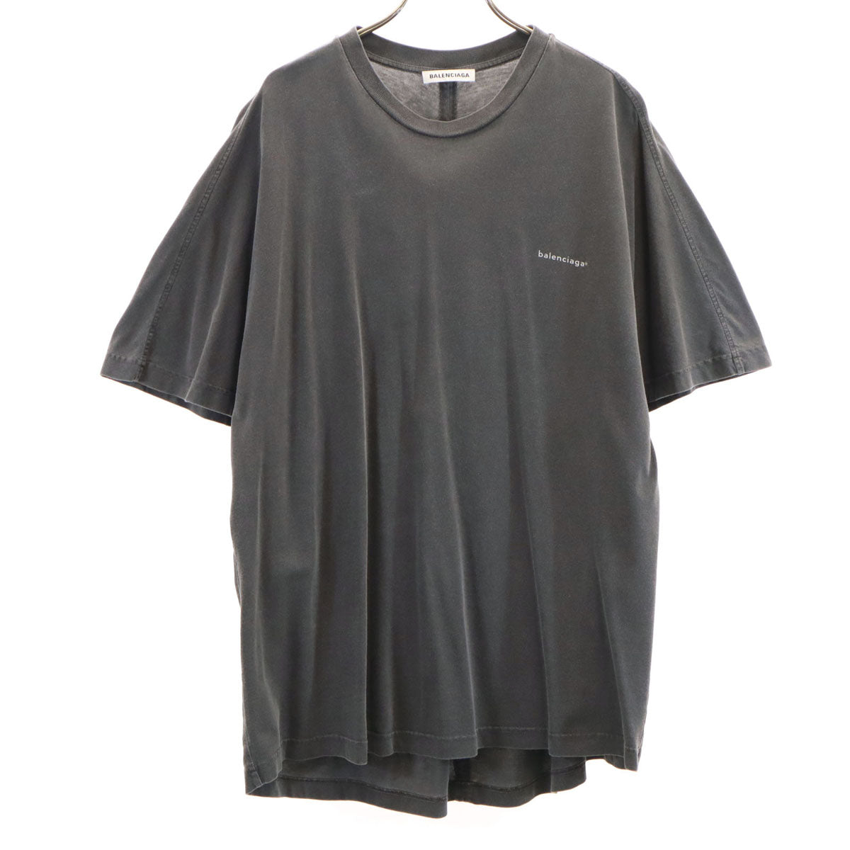BALENCIAGA バレンシアガ ポルトガル製 半袖 Tシャツ XS チャコールグレー メンズ