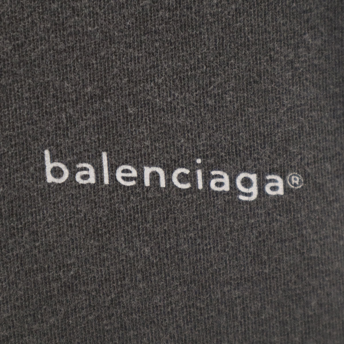 BALENCIAGA バレンシアガ ポルトガル製 半袖 Tシャツ XS チャコールグレー メンズ