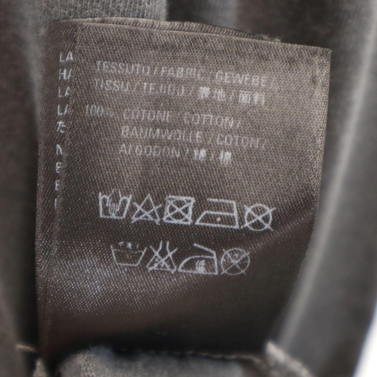 BALENCIAGA バレンシアガ ポルトガル製 半袖 Tシャツ XS チャコールグレー メンズ