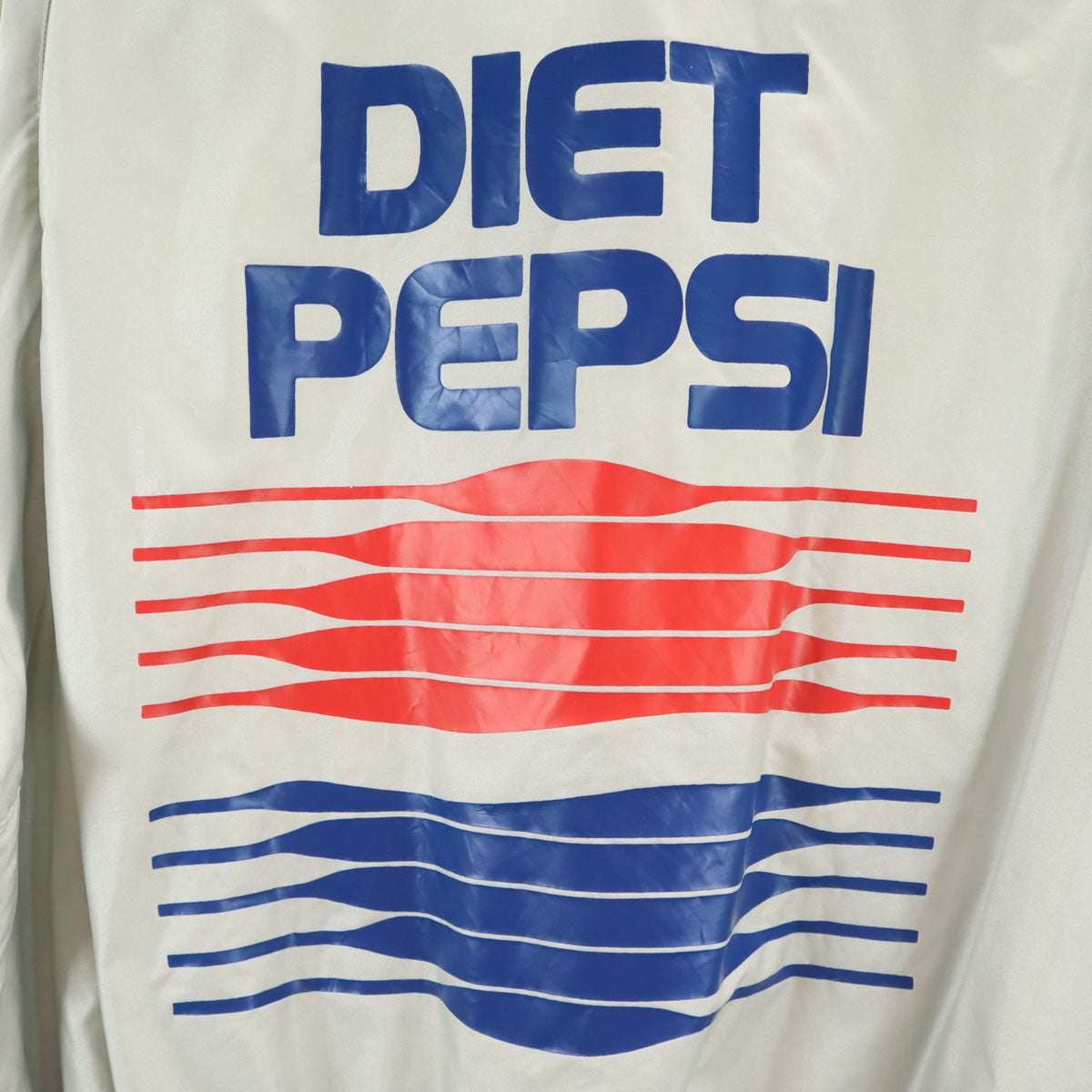 KING LOUIE キングルイ 80s ヴィンテージ USA製 ユニオンチケット ダイエットペプシ ナイロンジャケット M シルバー DIET PEPSI メンズ