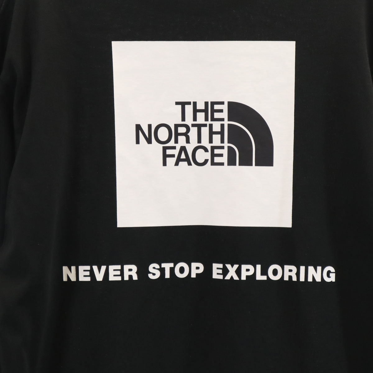 THE NORTH FACE ノースフェイス バックロゴ 長袖 Tシャツ M ブラック NT32343 アウトドア ロンT メンズ