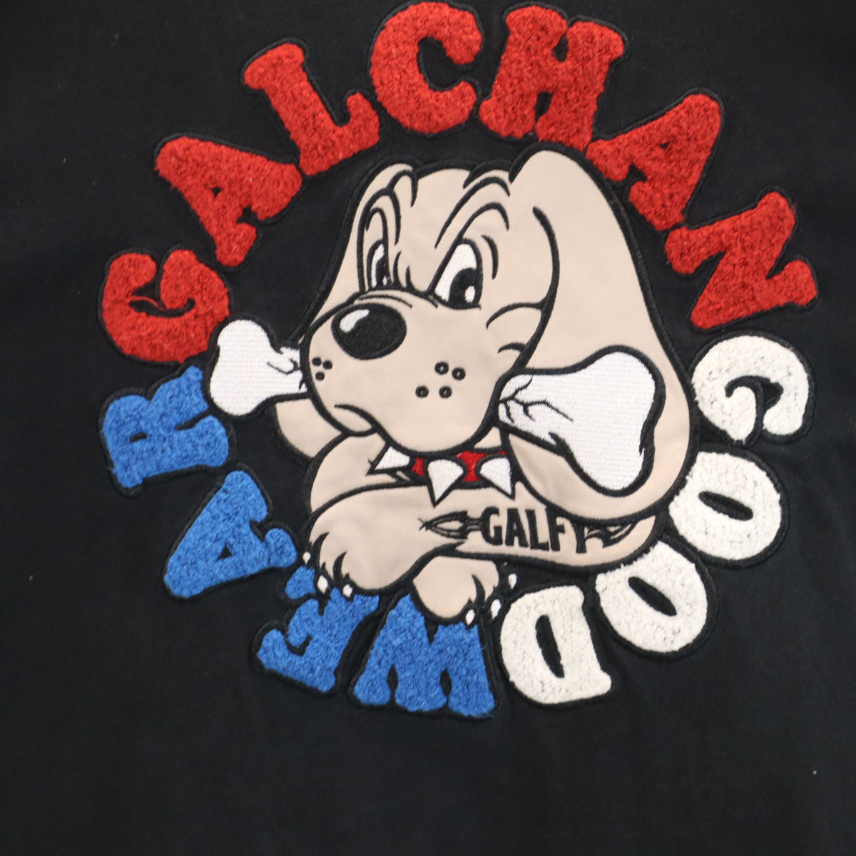 GALFY ガルフィー 長袖 Tシャツ 大型犬 ブラック ロンT メンズ