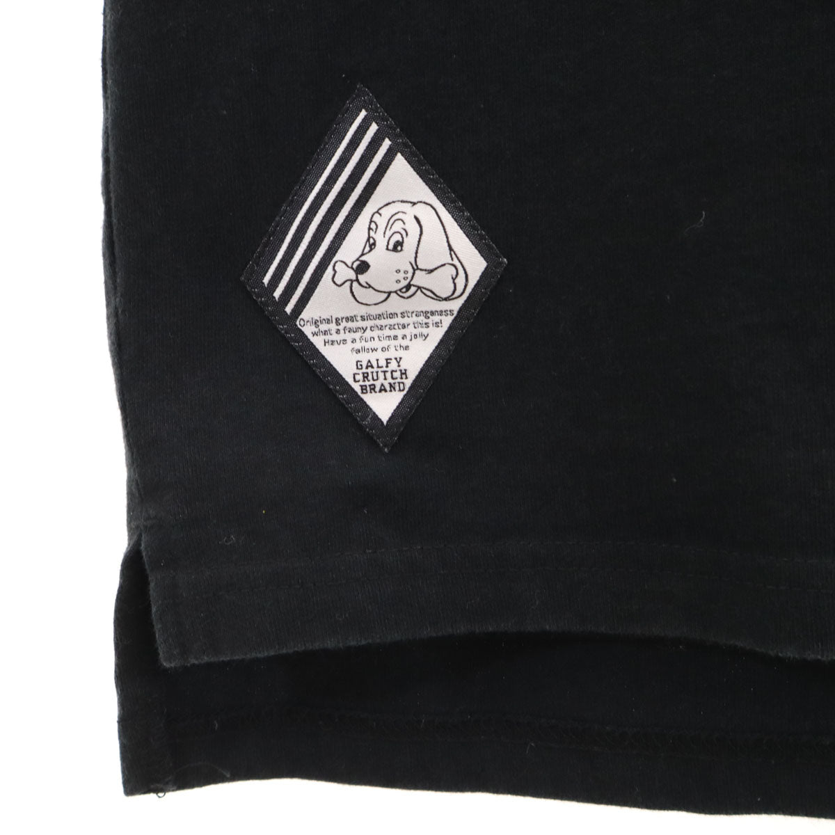 GALFY ガルフィー 長袖 Tシャツ 大型犬 ブラック ロンT メンズ