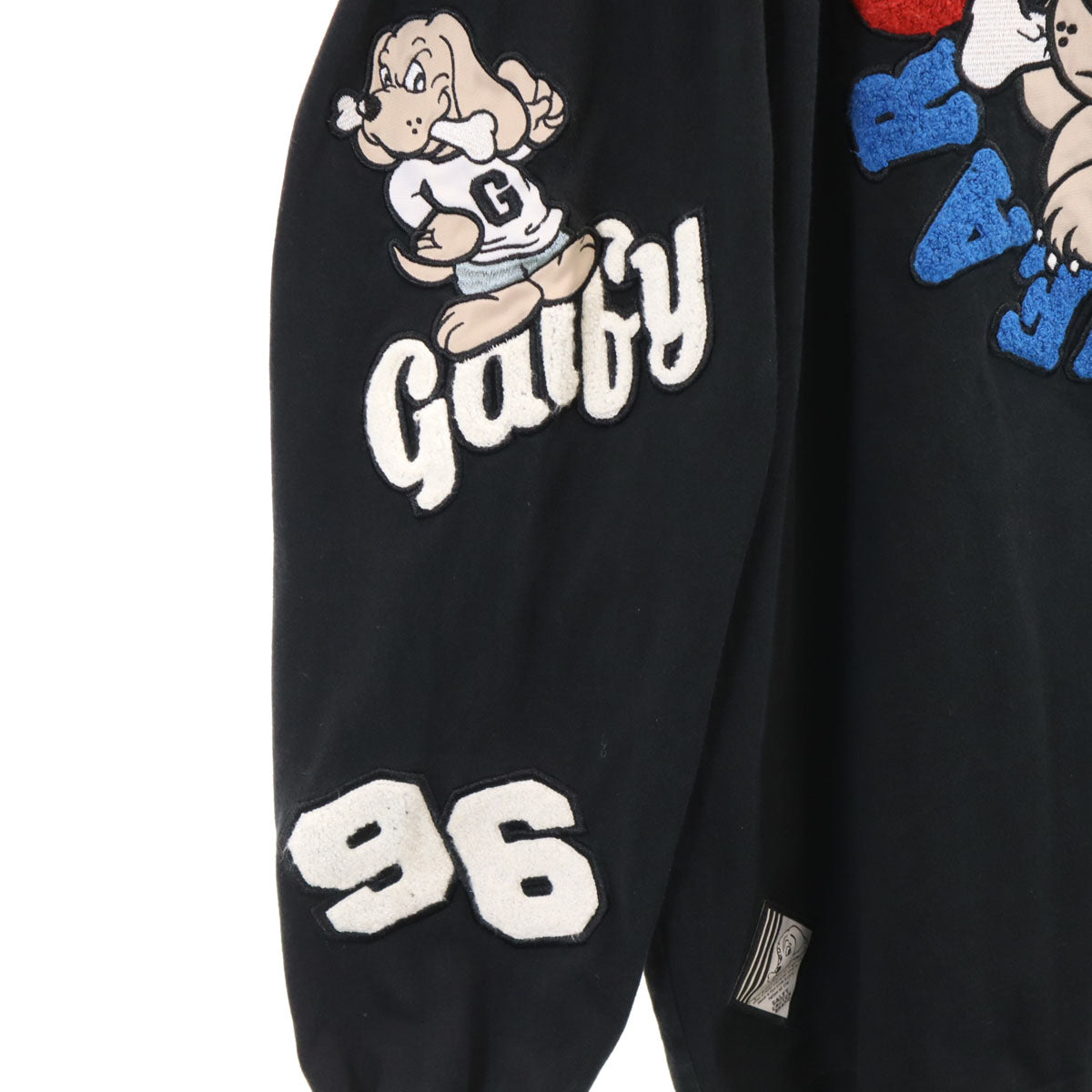 GALFY ガルフィー 長袖 Tシャツ 大型犬 ブラック ロンT メンズ