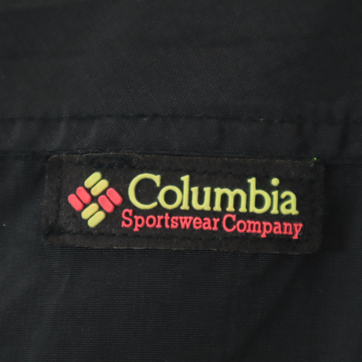 Columbia コロンビア 80s ヴィンテージ 紺タグ ナイロンジャケット XL ブラック メンズ