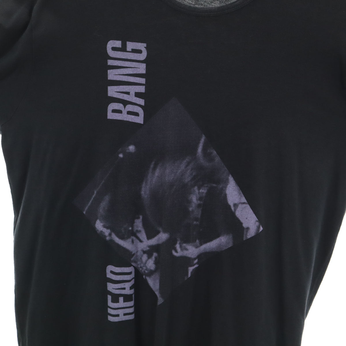 LAD MUSICIAN ラッドミュージシャン 日本製 HEAD BANG 長袖 Tシャツ 46 ブラック ロンT メンズ