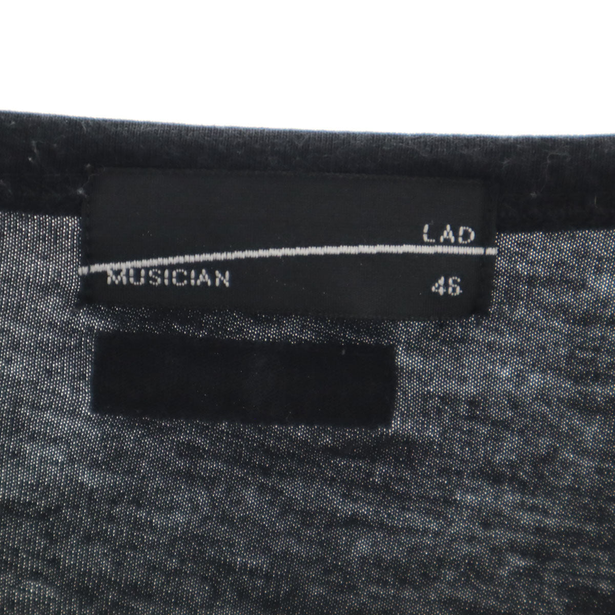 LAD MUSICIAN ラッドミュージシャン 日本製 HEAD BANG 長袖 Tシャツ 46 ブラック ロンT メンズ