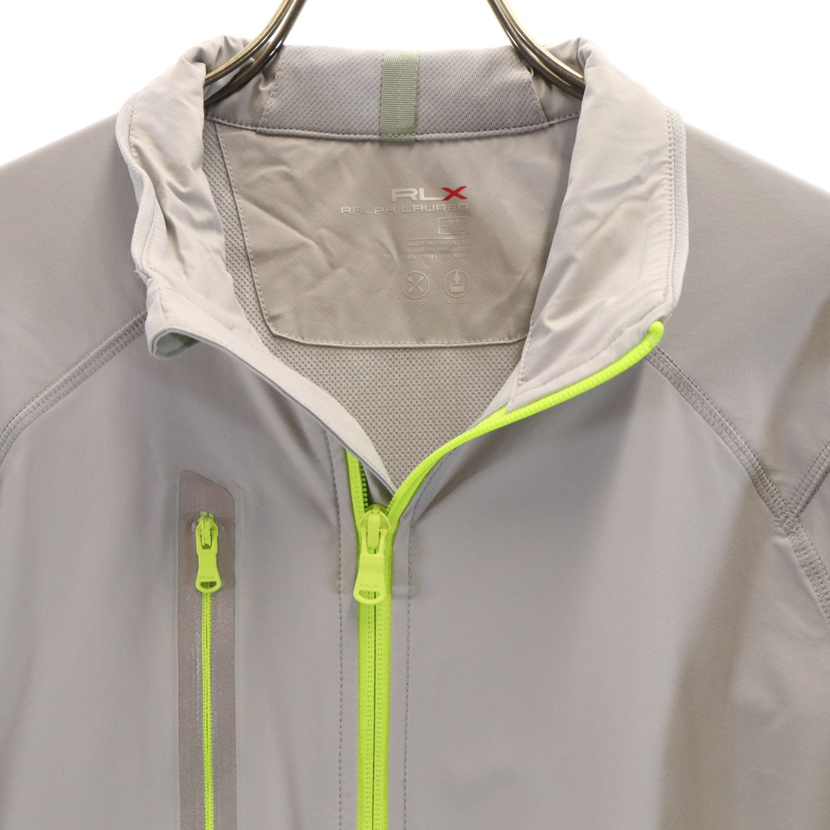 RLX RALPH LAUREN アールエルエックス ラルフローレン ジップジャケット S グレー メンズ