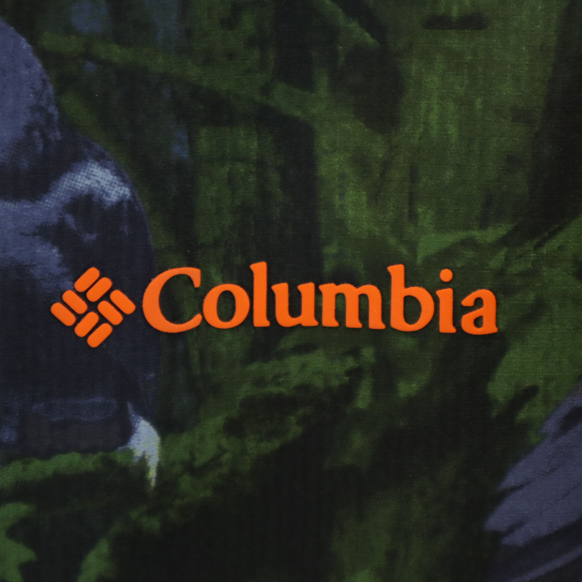 Columbia コロンビア バードカモ柄 ナイロンジャケット S カーキ アウトドア メンズ