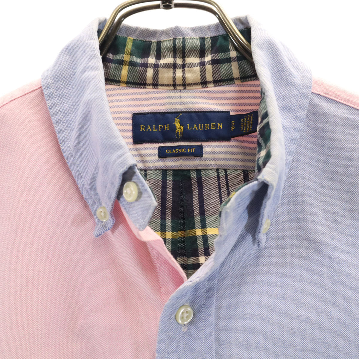 RALPH LAUREN ラルフローレン 長袖 オックスフォード ボタンダウンシャツ S マルチ メンズ