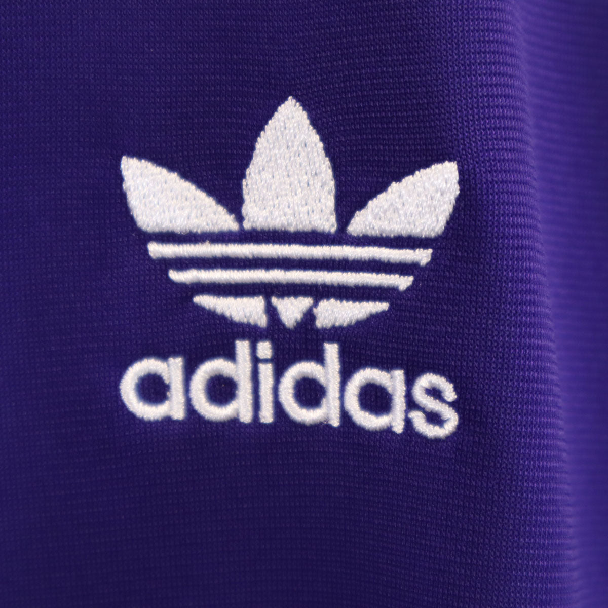 adidas Originals アディダスオリジナルス トレフォイルロゴ ファイヤーバード トラックジャケット XS パープル ジャージ 裏トリコット メンズ