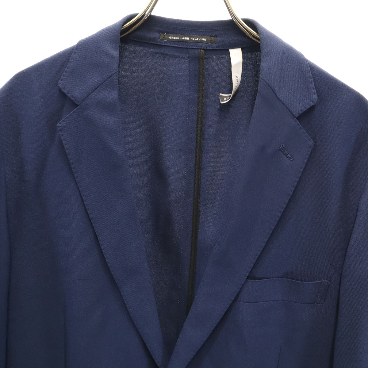 UNITED ARROWS GREEN LABEL RELAXING ユナイテッドアローズ グリーンレーベルリラクシング アクティブ スーツ 上下 セットアップ 48/88 ネイビー メンズ
