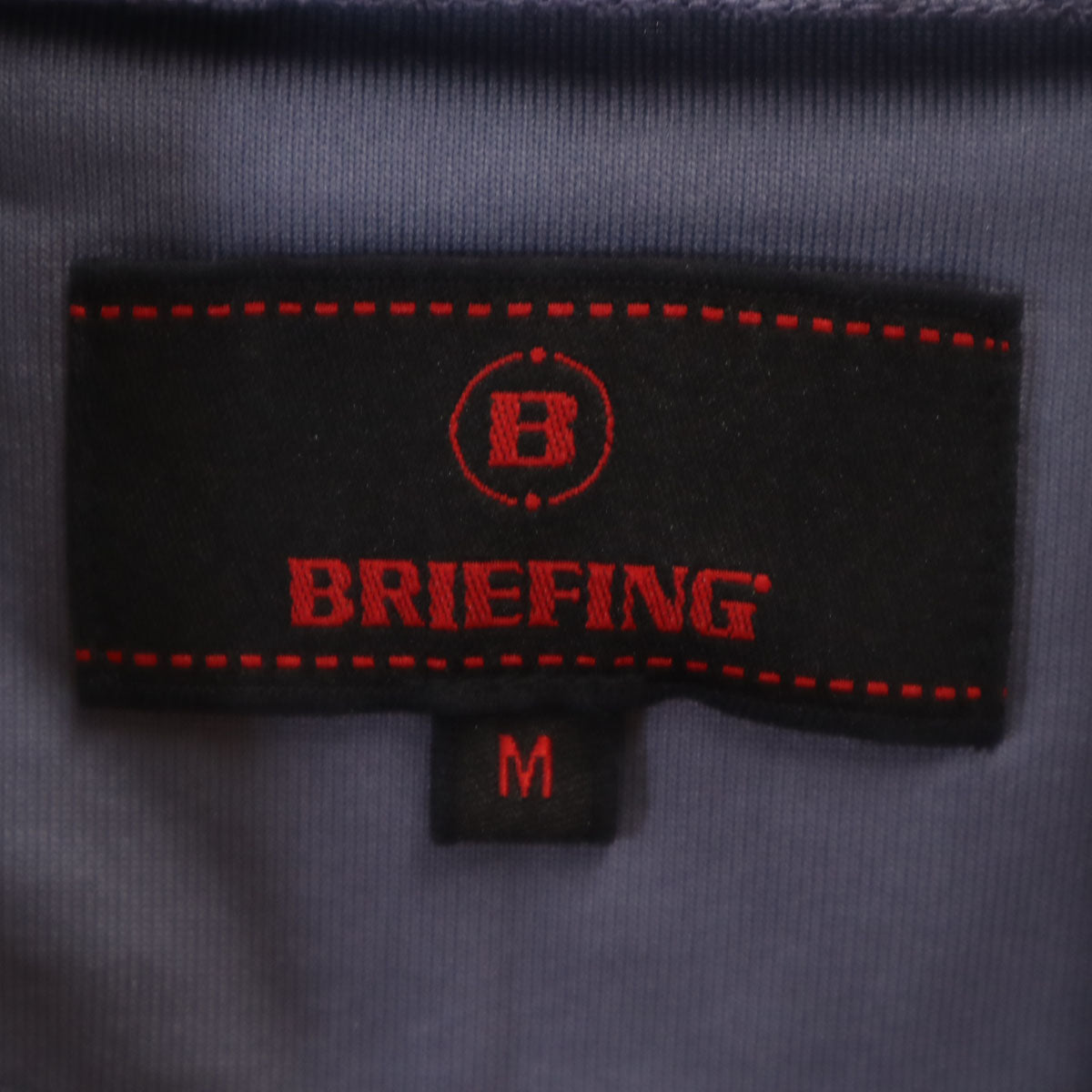 BRIEFING ブリーフィング 半袖 モックネック Tシャツ M チャコールグレー メンズ