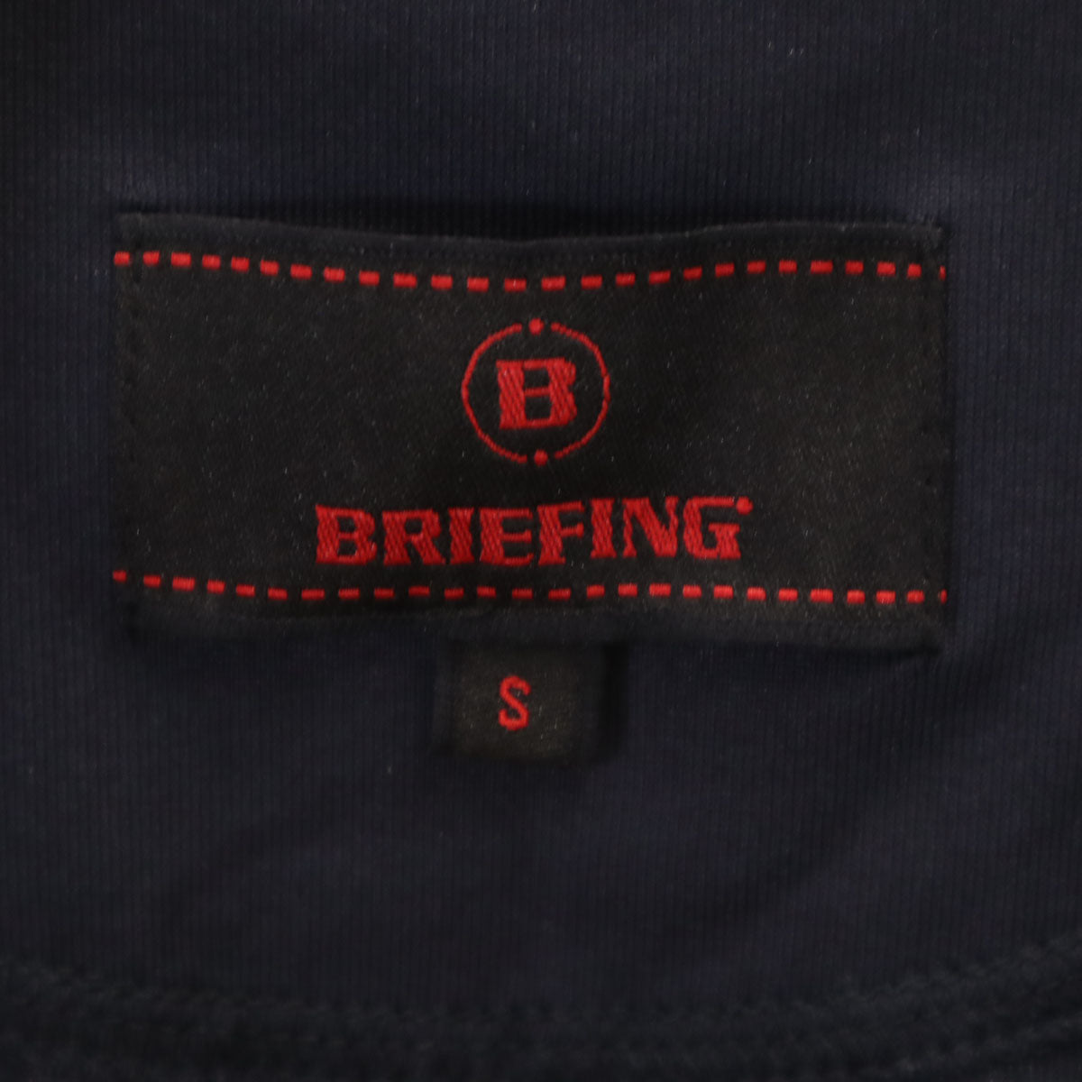 BRIEFING ブリーフィング 日本製 半袖 ポロシャツ S ネイビー メンズ