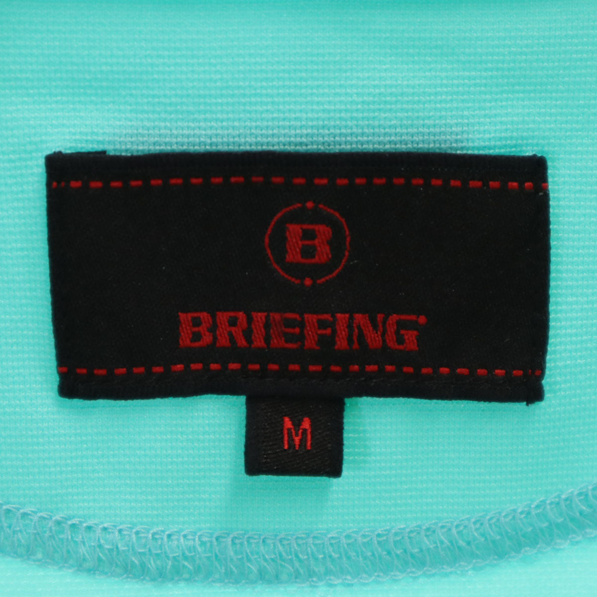 BRIEFING ブリーフィング 日本製 半袖 ポロシャツ M エメラルドグリーン メンズ