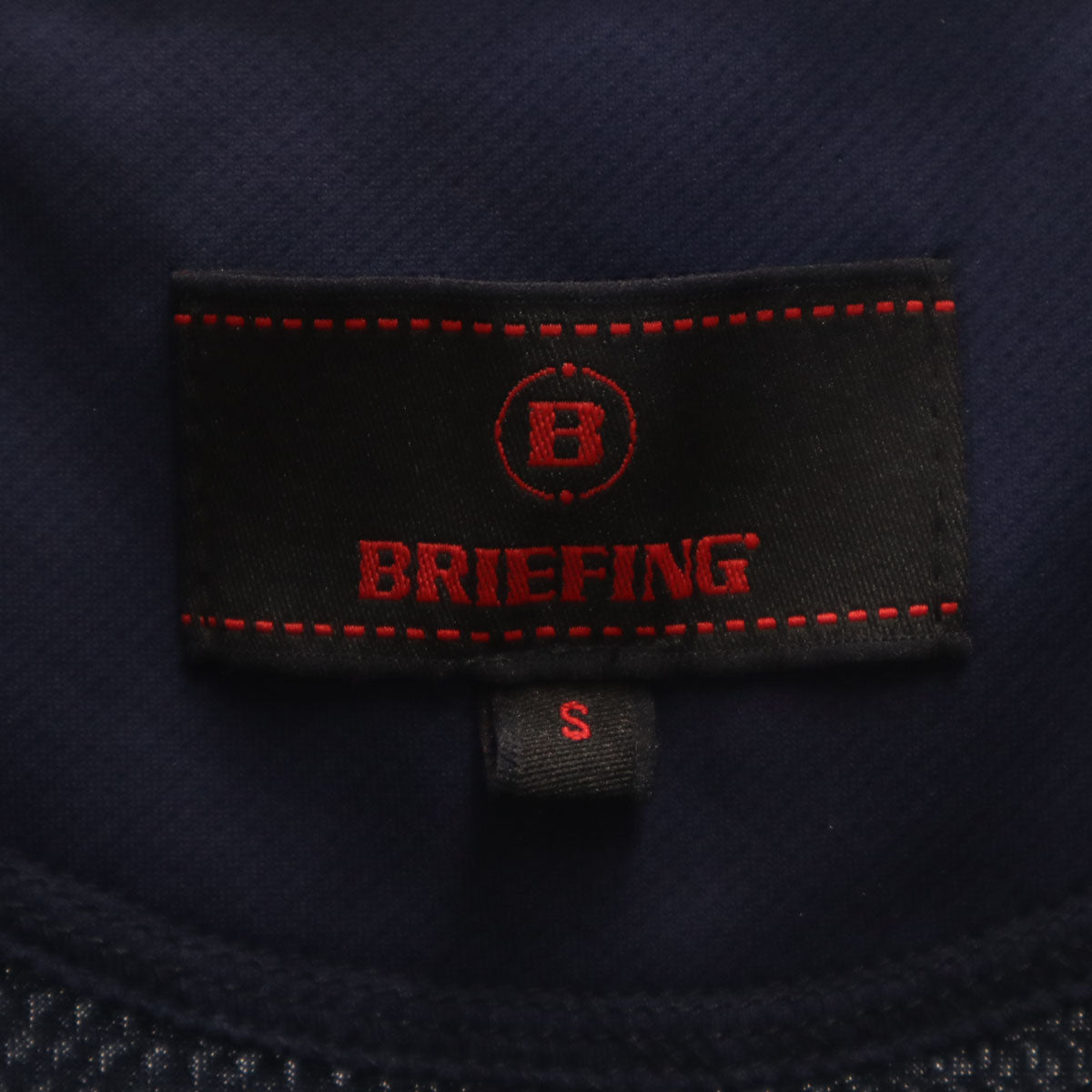 未使用 BRIEFING ブリーフィング 日本製 半袖 ポロシャツ S ネイビー メンズ